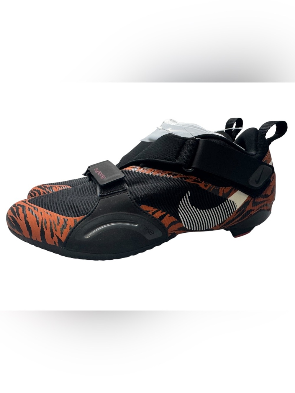 Nike SuperRep Cycle Tiger Womens 8 Black Orange Cycling Shoes CJ0775 018 NEW